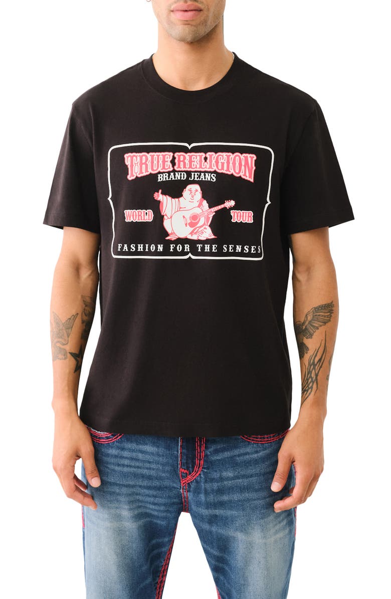 True Religion Crew Graphic T-Shirt, Main, color, 