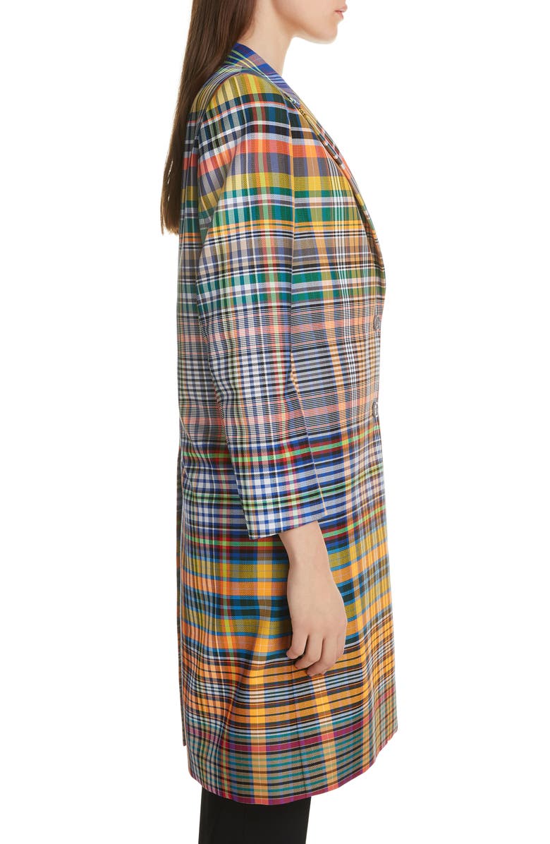 Dries Van Noten Richy Madras Plaid Jacket, Alternate, color, 