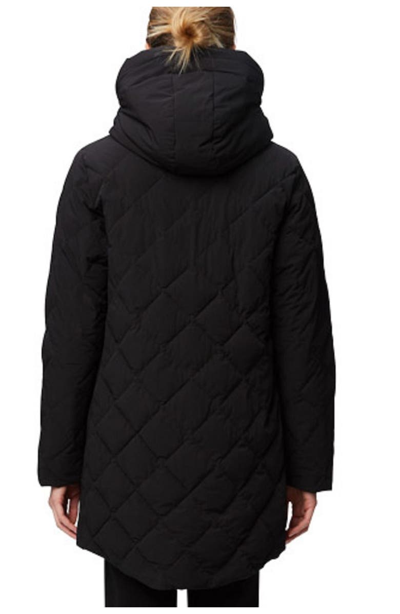 Rainforest Diamond Faux Shearling Lined Quilted Thermoluxe A-Shape Walker Jacket, Alternate, color, 