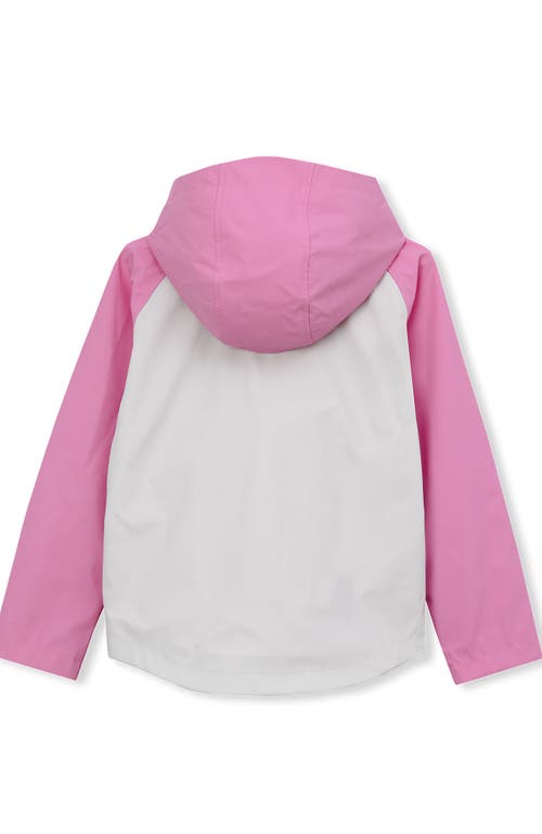 LANDS' END LANDS' END KIDS WATER RESISTANT HOODED RAIN JACKET