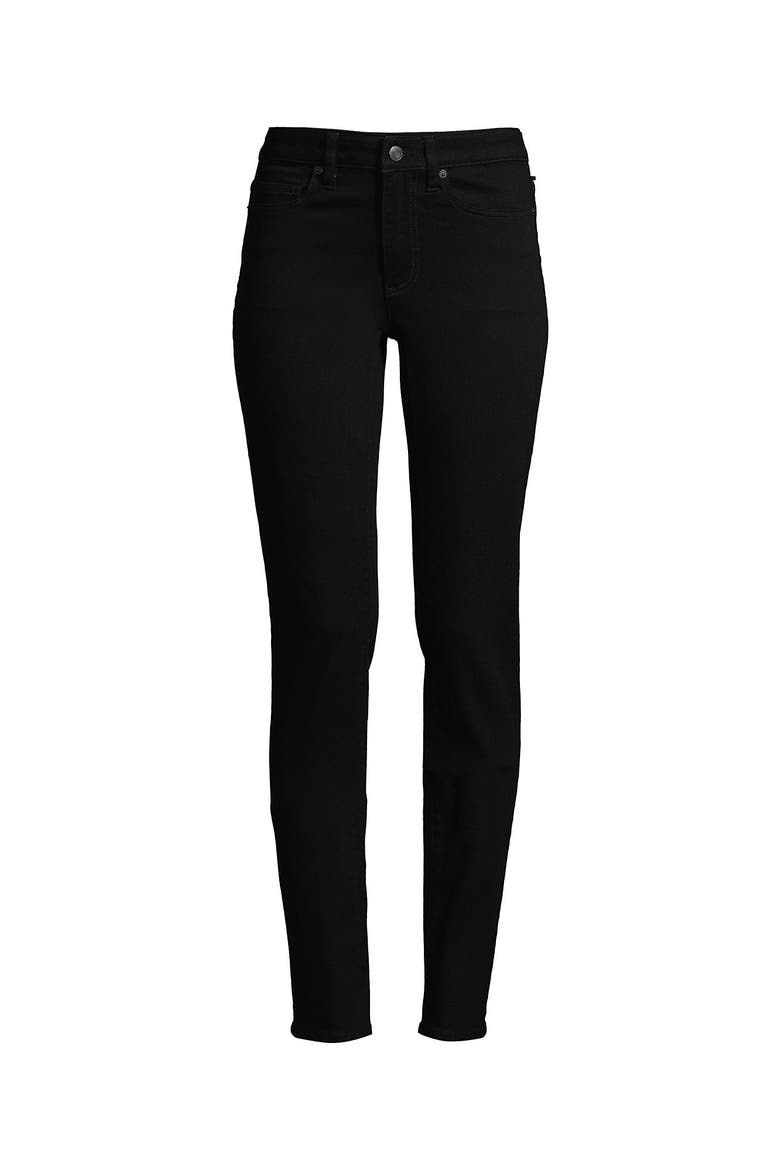 Recover Mid Rise Straight Leg Blue Jeans, Alternate, color, Black
