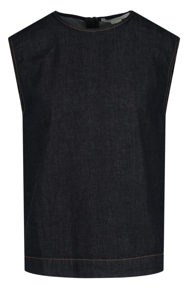Stella McCartney Piper Denim Sleeveless Top, Main, color,