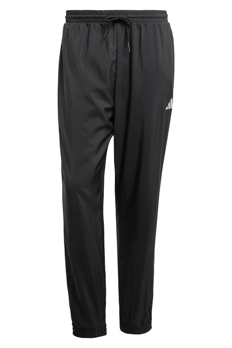 Essentials Small Logo Standford Joggers, Alternate, color, BLACK/ WHITE