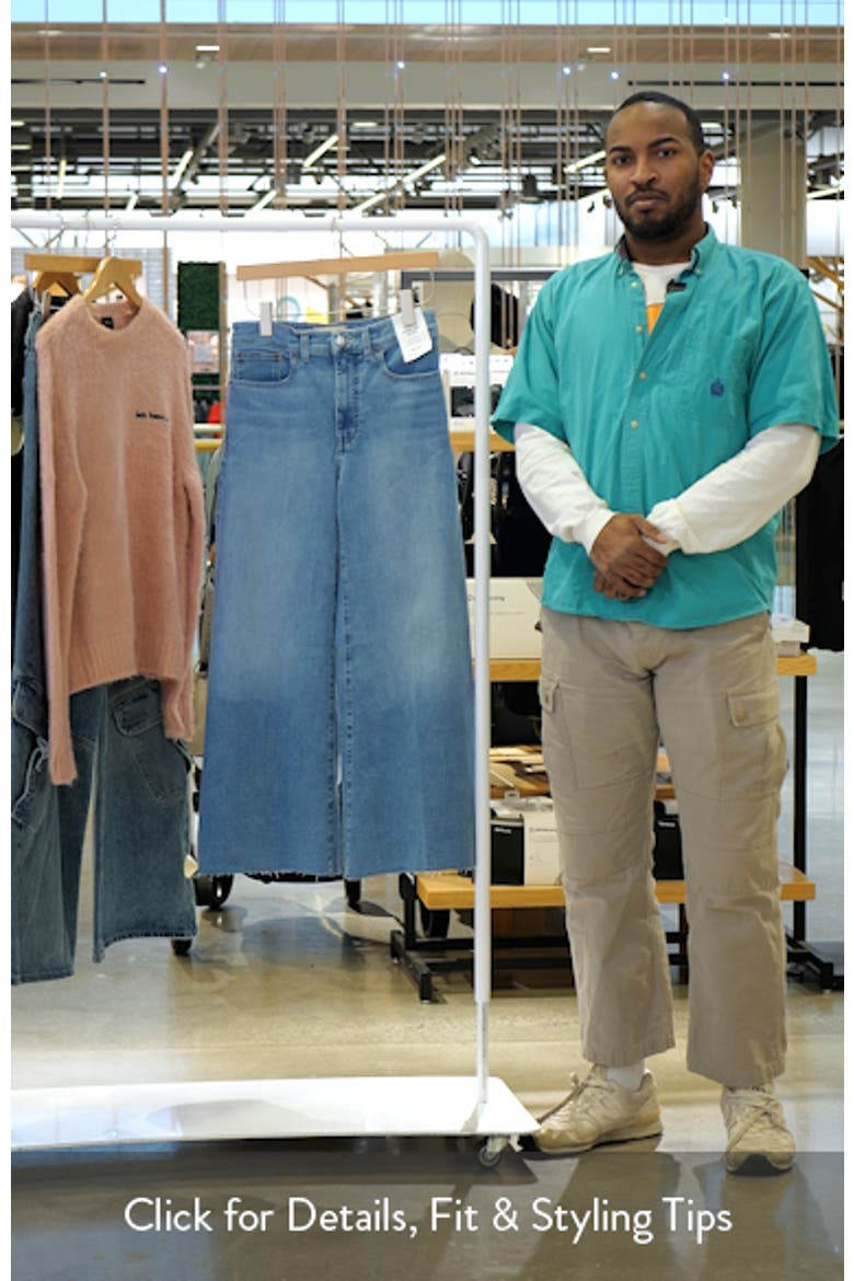 Palazzo Wide Leg Jeans video