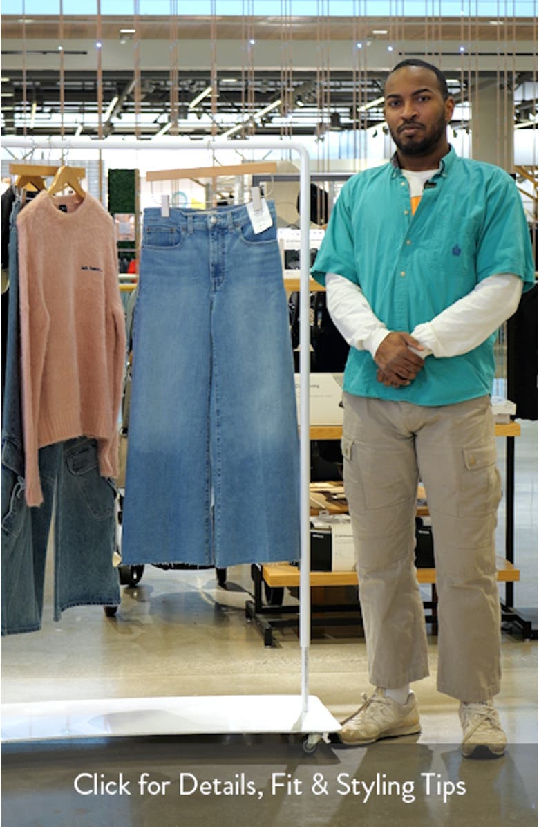 Palazzo Wide Leg Jeans, sales video thumbnail