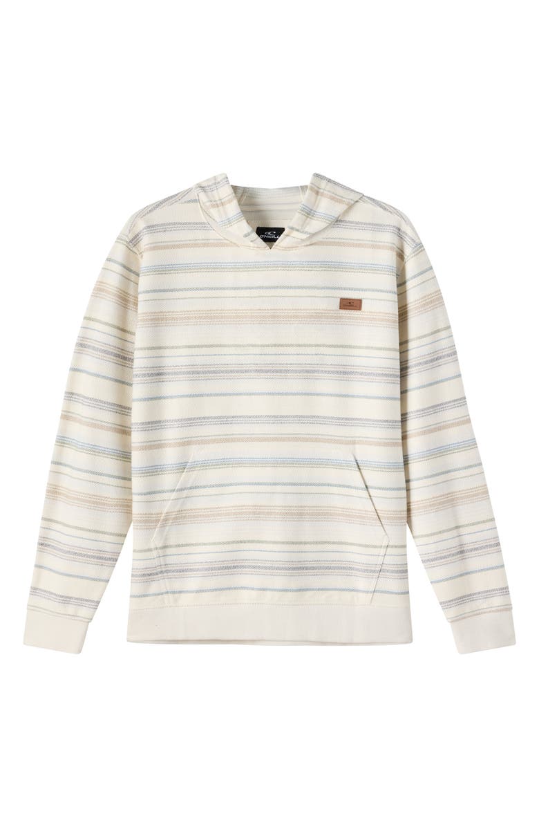 O'Neill Kids' Bavaro Stripe Hoodie, Main, color, Natural