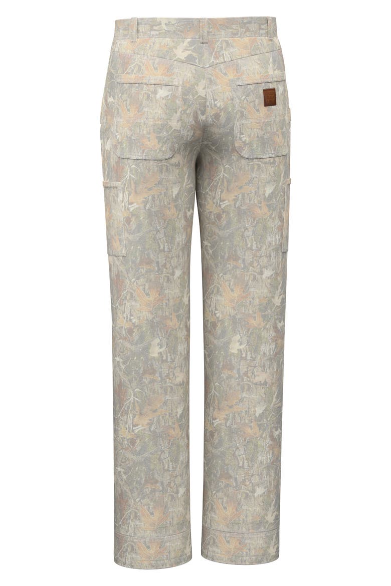 Camo Canvas Utility Carpenter Pants, Alternate, color, FMEM-BROWN