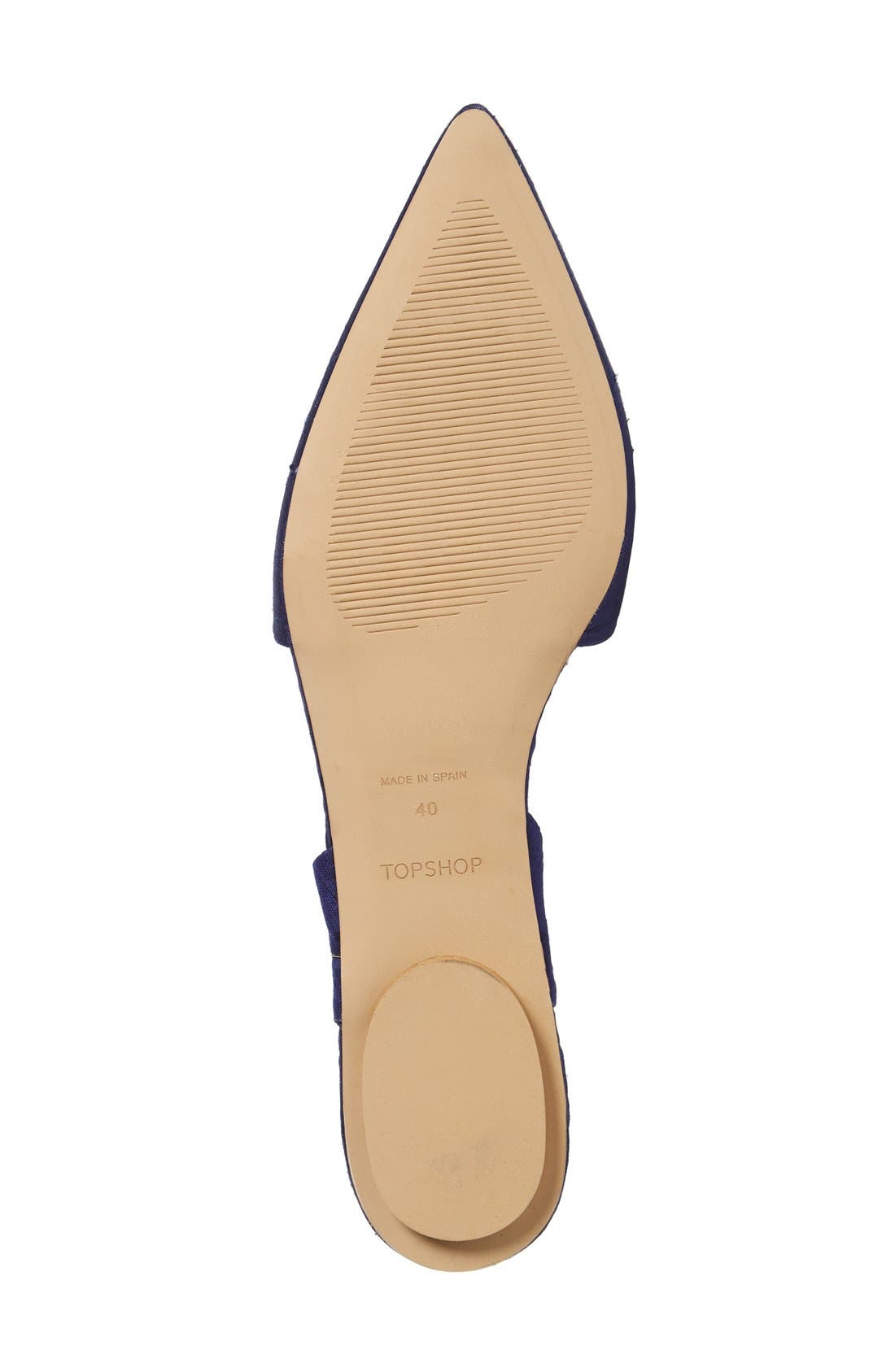 'Khloe' Pointy Toe Flat, Alternate, color, PURPLE