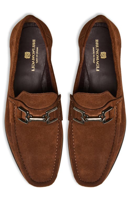 Bruno Magli Trieste Bit Loafer In Cognac Suede