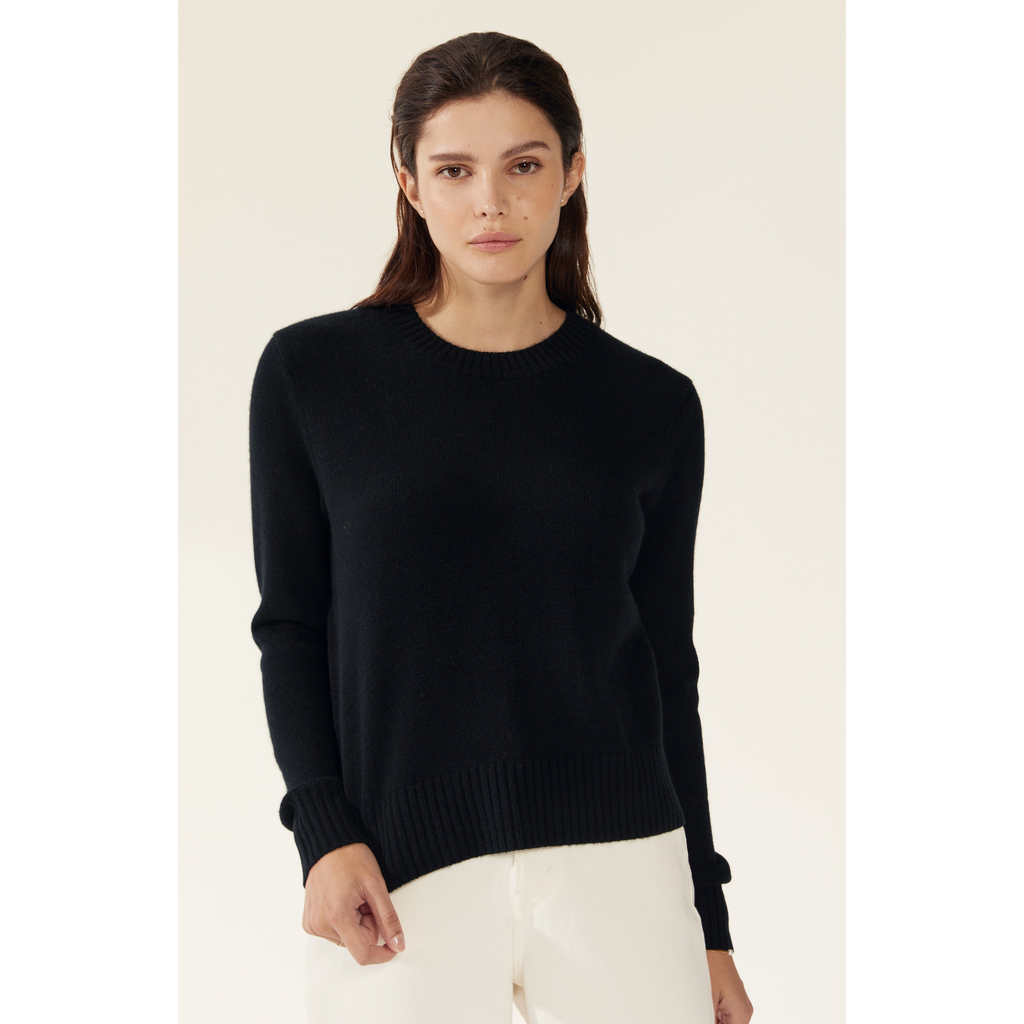 ITALIC ITALIC MILA CASHMERE BOXY CROP SWEATER