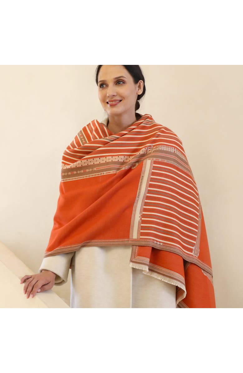 Youzey The Lola Scarf, Alternate, color, Orange