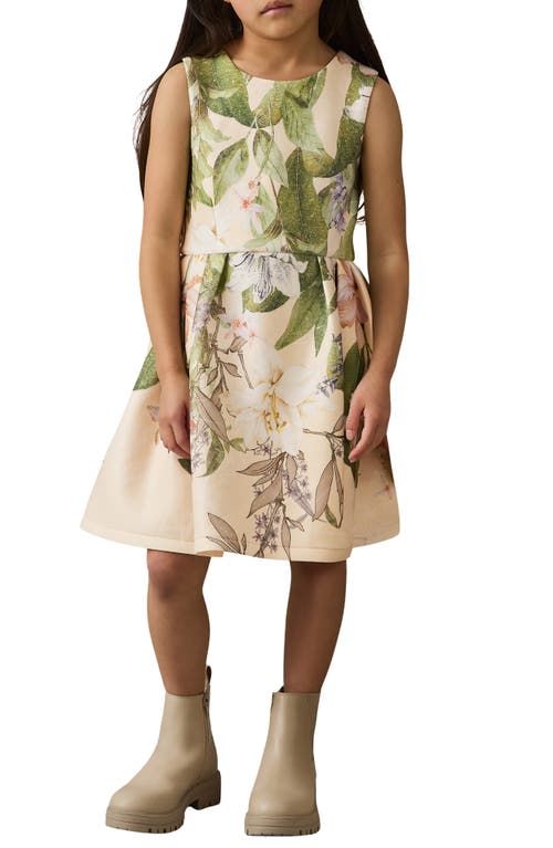 REISS REISS KIDS' TRINNY JR PLEATED PARTY DRESS