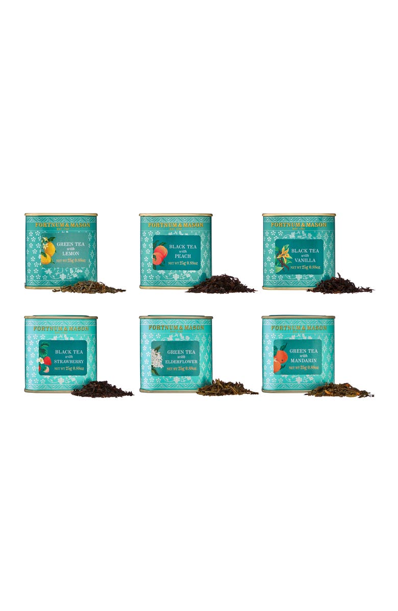 Fortnum & Mason Set of 6 Mini Scented Teas, Main, color, Multi