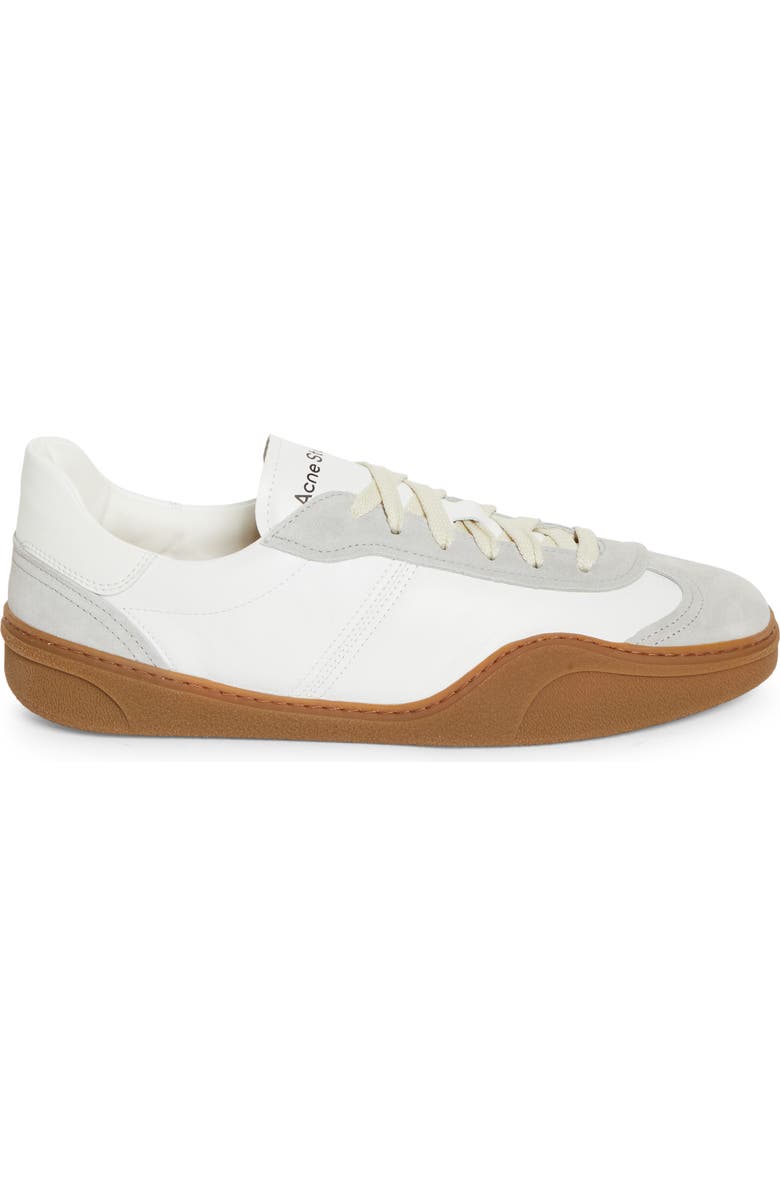 Acne Studios Low Top Sneaker, Alternate, color, White/Brown
