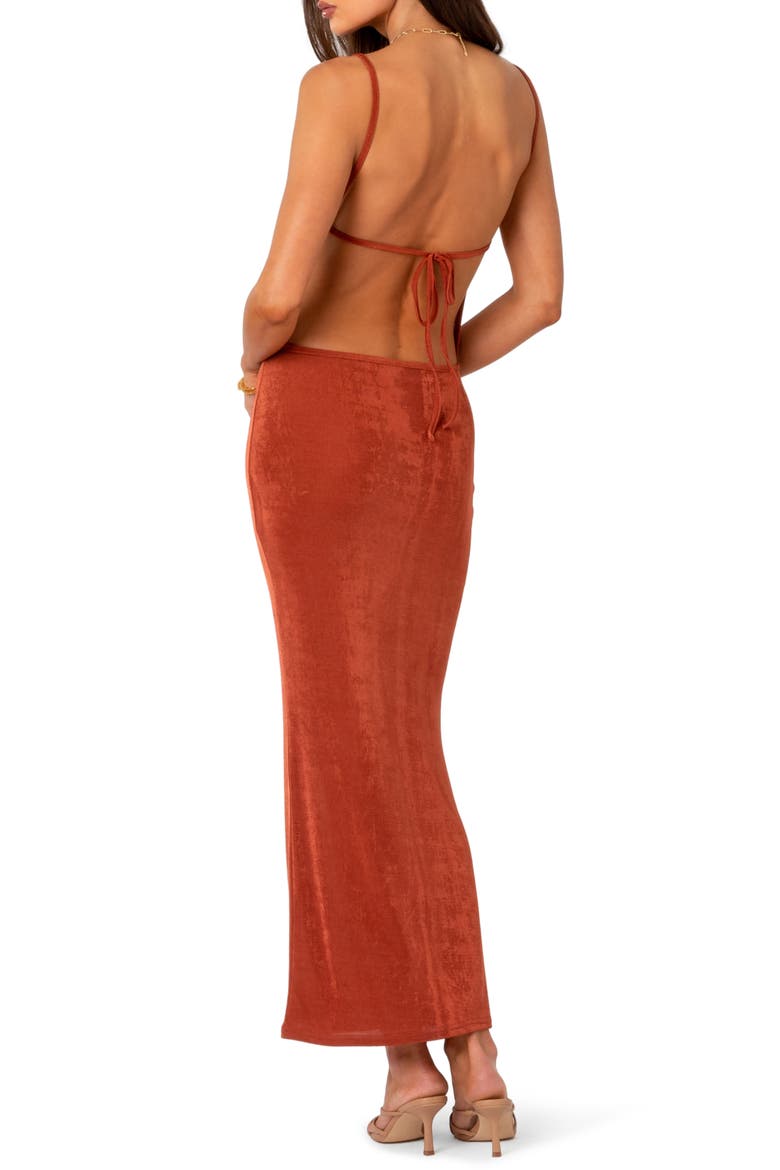 Clea Open Back Dress, Alternate, color, HAMRA