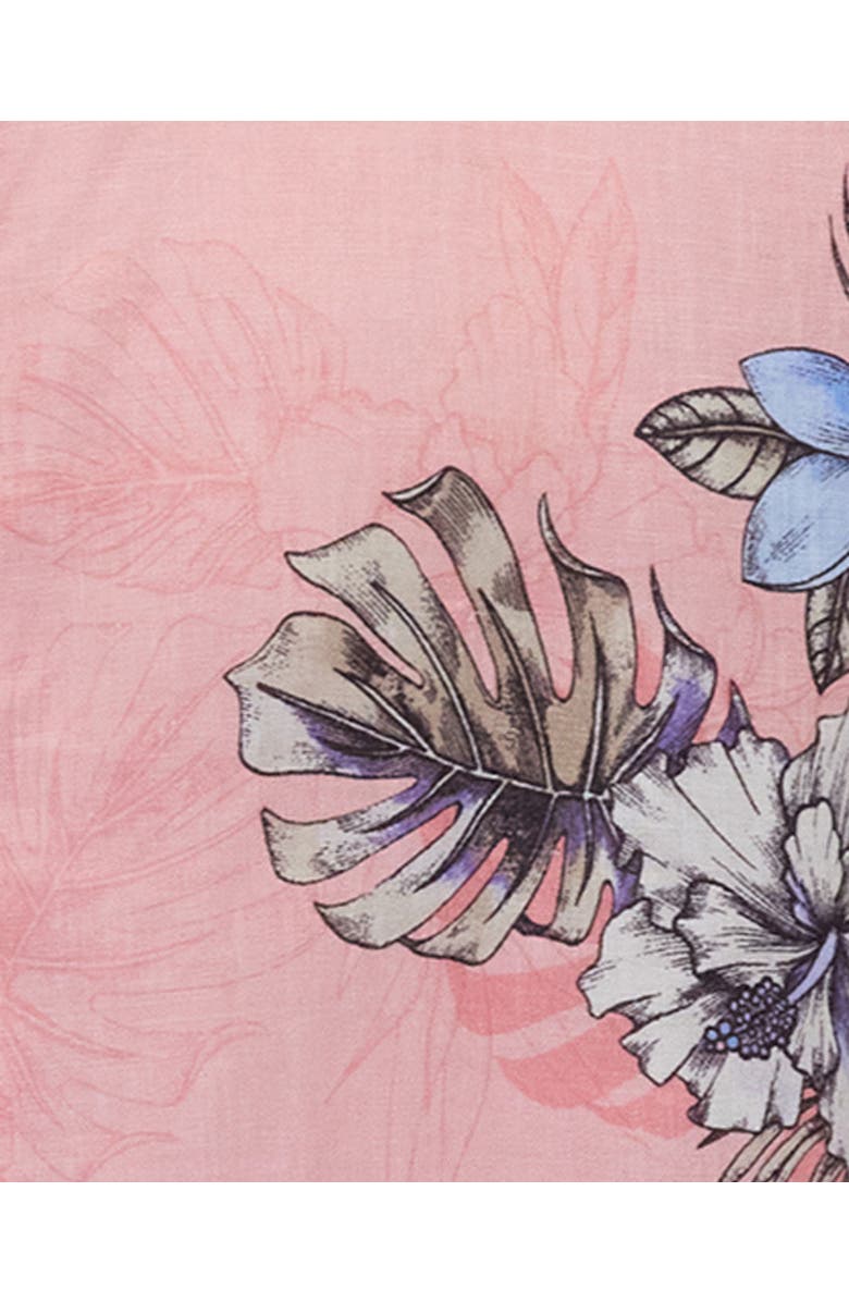 Lords of Harlech Exotic Floral Womens Drawstring Short, Alternate, color, Exotic Floral Coral