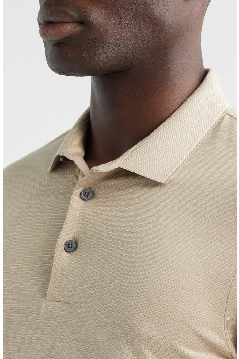 Pitton Slim Fit Mercerized Cotton Polo, Alternate, color, LIGHT BEIGE