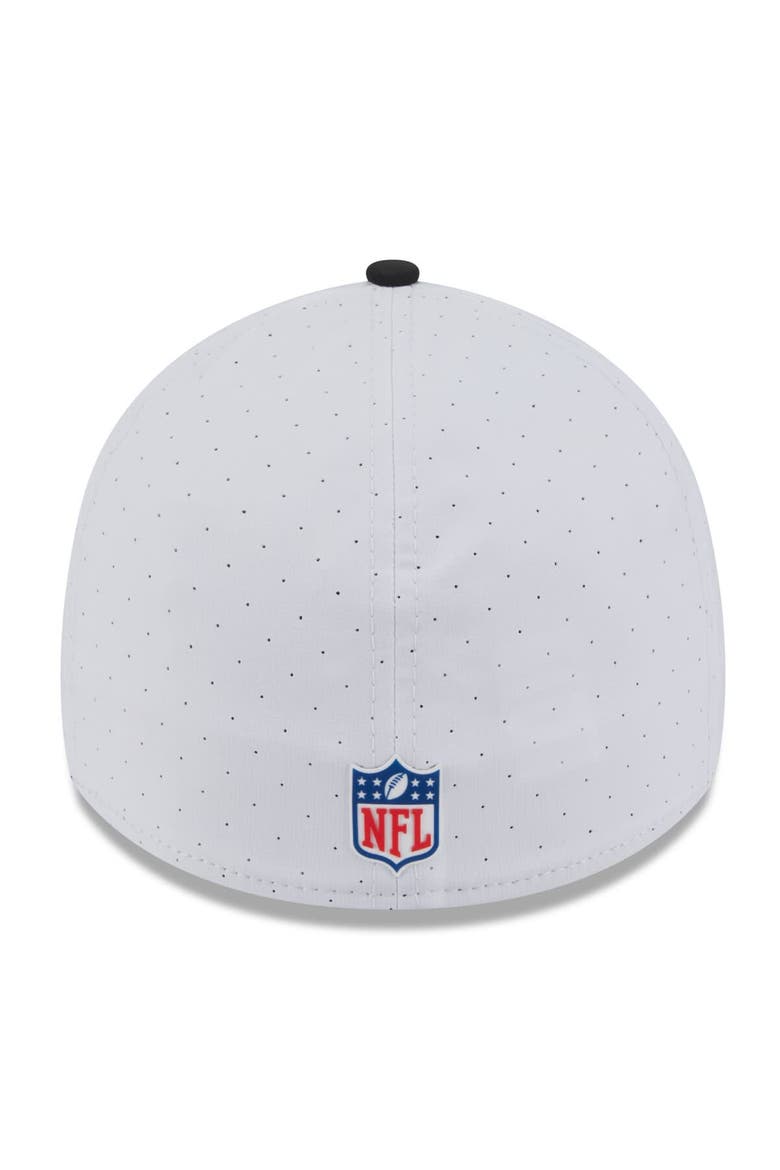 Men's New Era  White/Black Jacksonville Jaguars 2025 NFL Training Camp 39THIRTY Flex Hat, Alternate, color, White