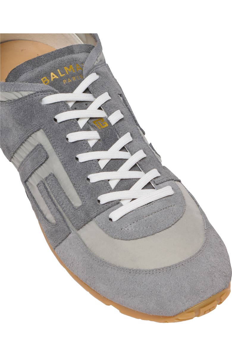 Balmain Racer 45 Low Top Sneaker, Alternate, color, Light Grey