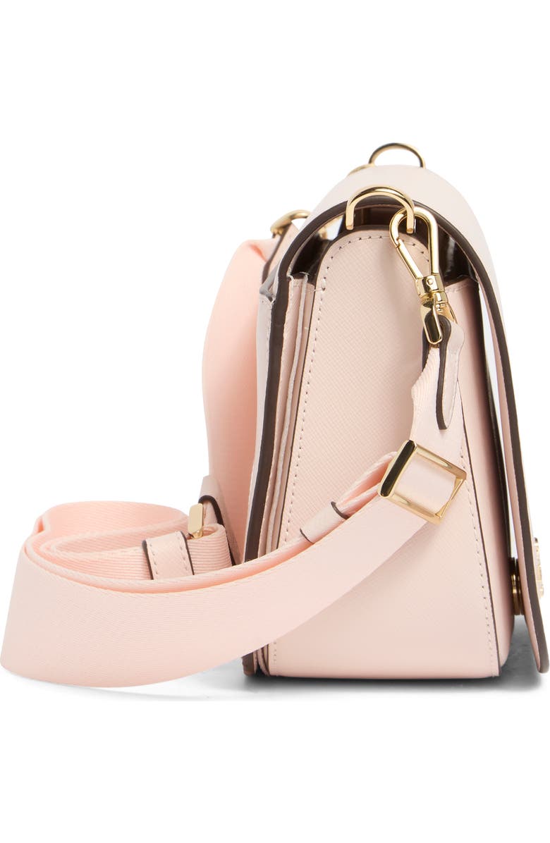 Kate Spade New York madison saffiano leather saddle bag, Alternate, color, Powdered Sugar