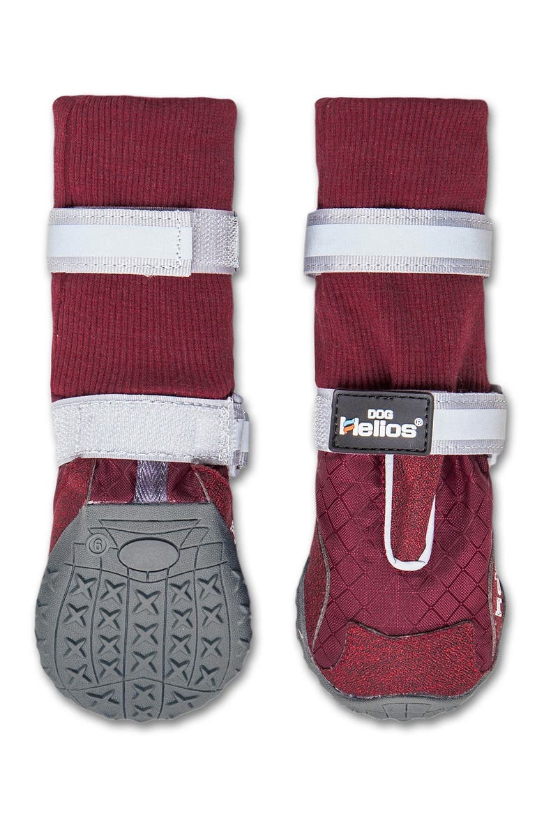 Traverse Premium Grip High Ankle Outdoor Dog Boots, Alternate, color, RED