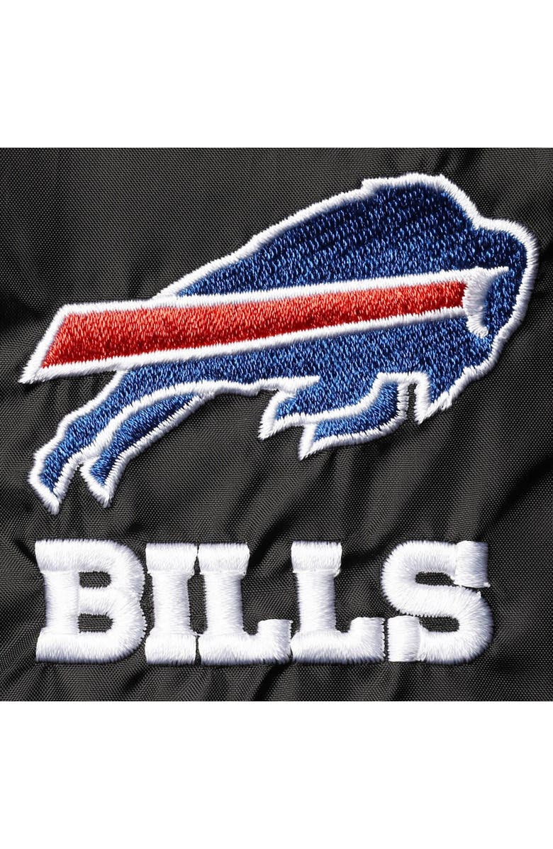 DUNBROOKE Men's Dunbrooke Black Buffalo Bills Coaches Classic Raglan Full-Snap Windbreaker Jacket, Alternate, color, 