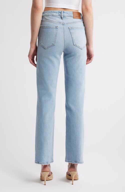 Hidden Jeans Distressed Rip Wide Leg Jeans In Light Wash