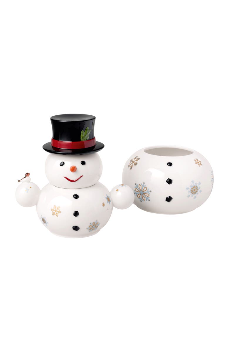 Villeroy & Boch Christmas Toys Memory Snowman Jar, Main, color, Multi