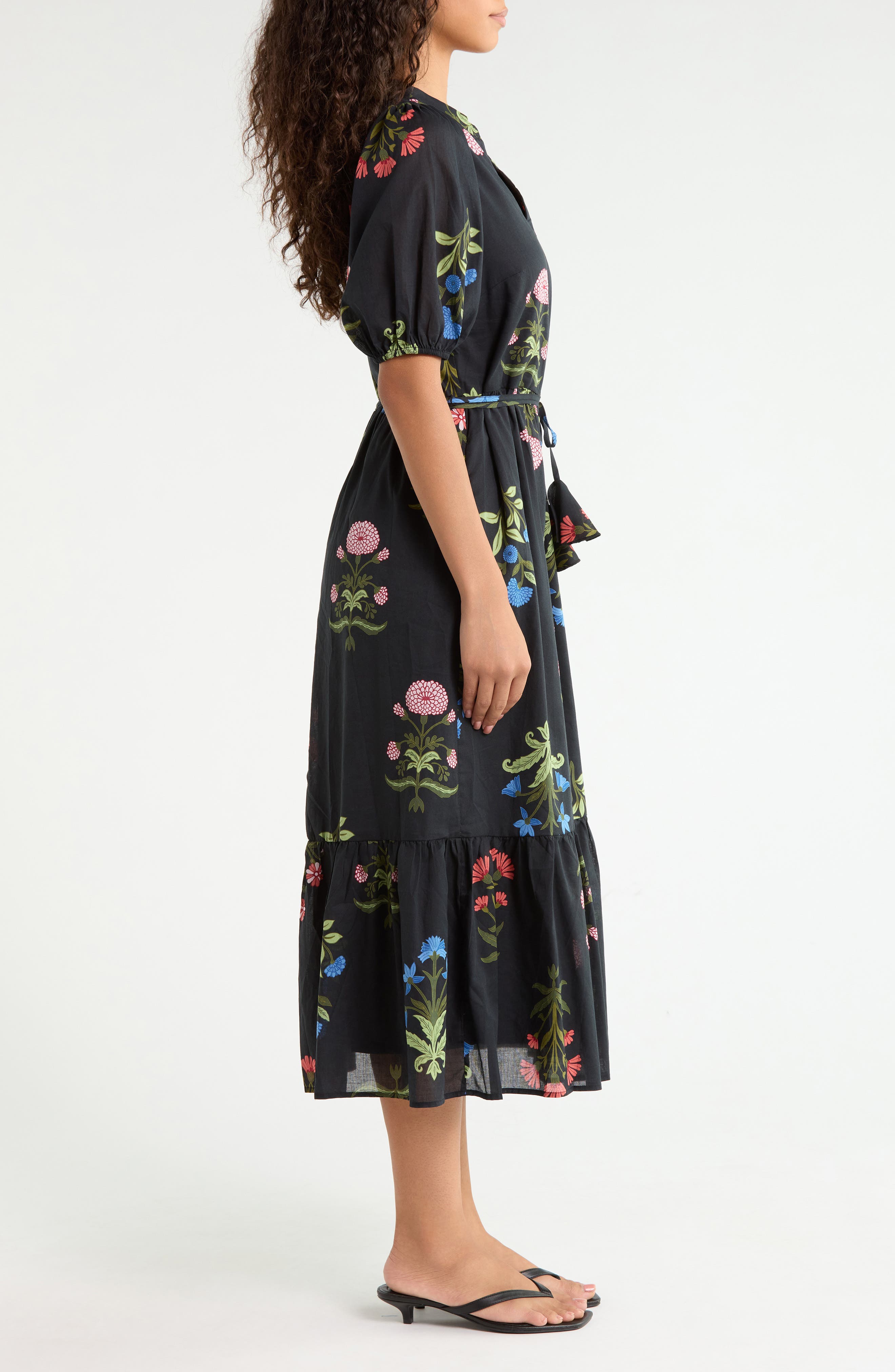 SUGARLIPS Beth Cotton Button-Up Midi Dress (Women) | Nordstrom