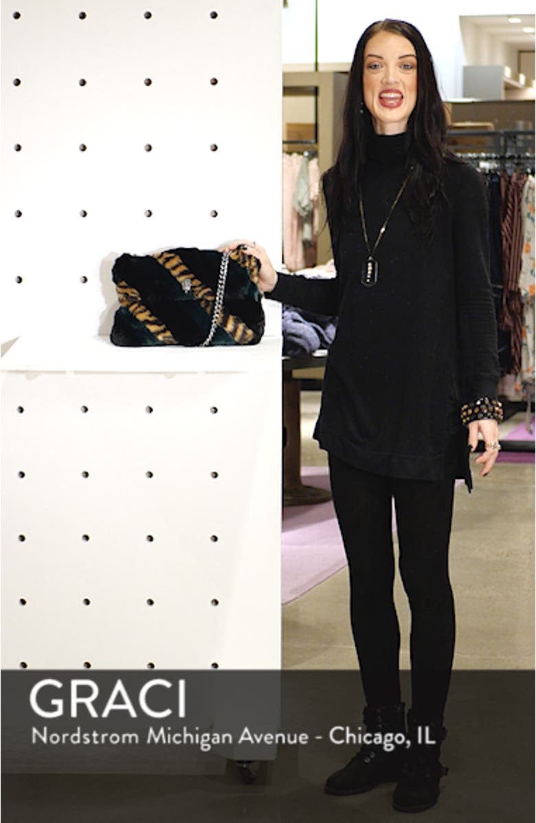 Soho Faux Fur Shoulder Bag, sales video thumbnail
