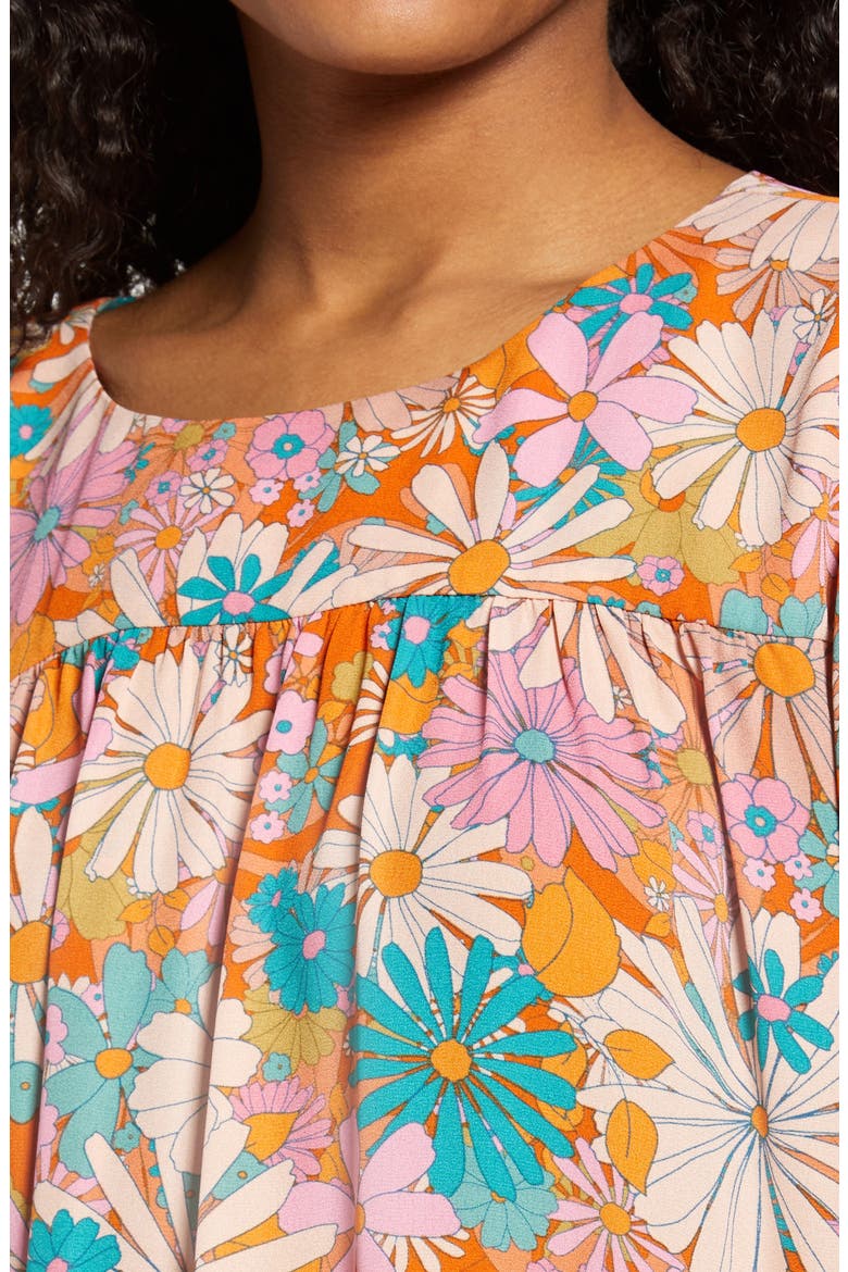In Retrospect Floral Shift Dress, Alternate, color, MULTI