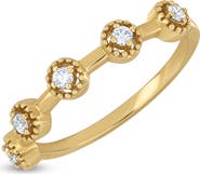 Bony Levy Monaco 18K Yellow Gold Diamond Stackable Ring