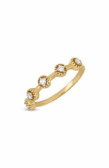 Bony Levy Monaco 18K Yellow Gold Diamond Stackable Ring