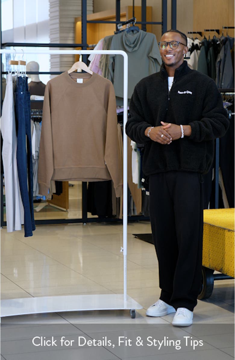 Relaxed Fit Crewneck Sweatshirt, sales video thumbnail