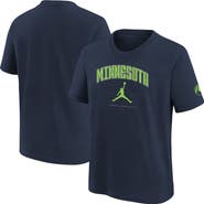 Jordan Brand Youth Jordan Brand Navy Minnesota Timberwolves Essential Cities T-Shirt