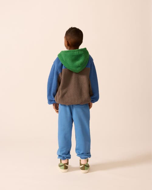 The Sunday Collective Polar Fleece Zip Up In Multi