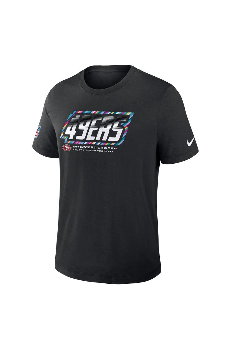 Men's Nike Black San Francisco 49ers 2026 NFL Crucial Catch Tri-Blend Dri-FIT T-Shirt, Alternate, color, Black