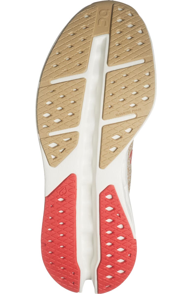 On Cloudsurfer Max Running Sneaker, Alternate, color, Chai/ Ivory