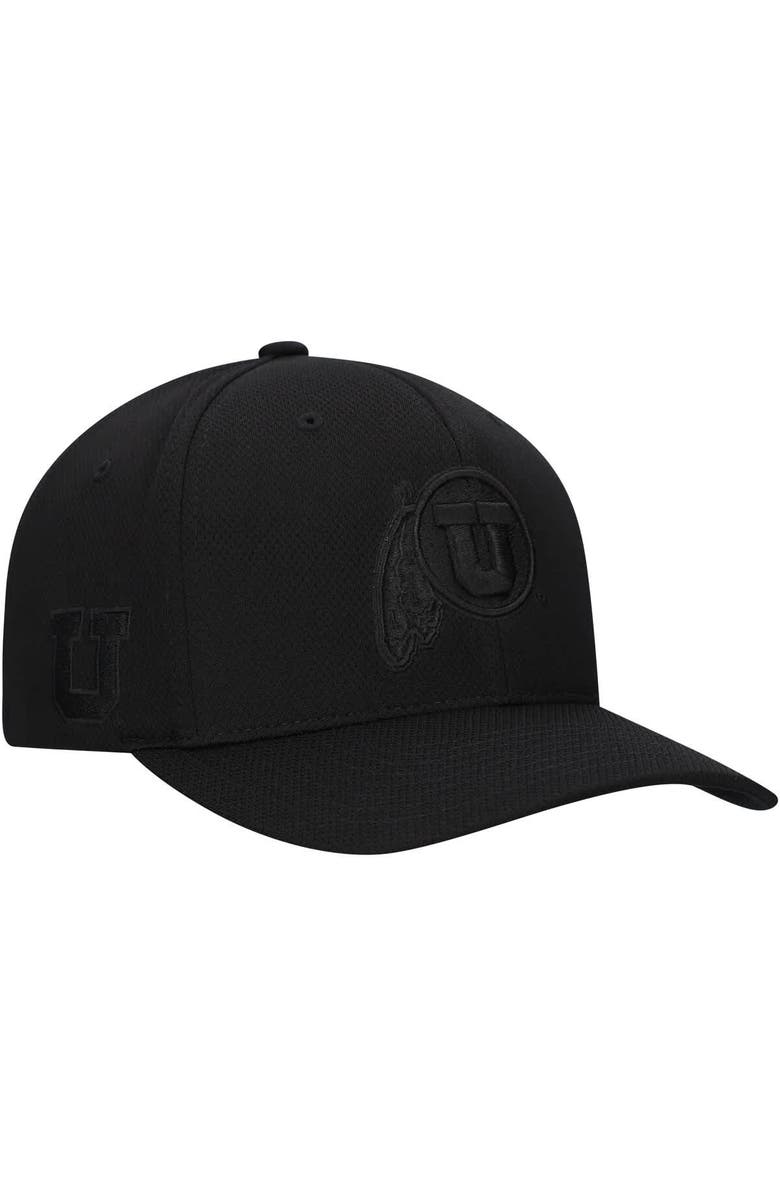 TOP OF THE WORLD Men's Top of the World  Black Utah Utes Reflex Performance Flex Hat, Alternate, color, 