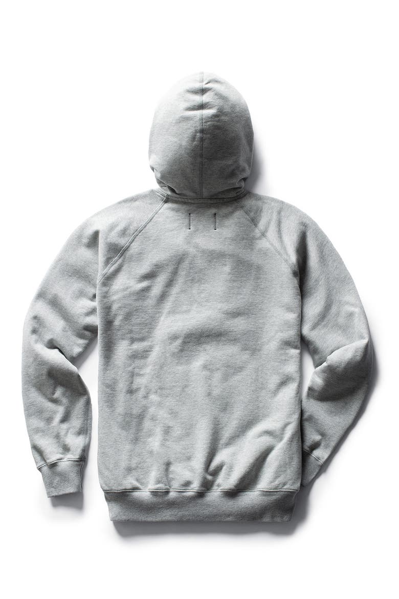 Midweight Terry Relaxed Hoodie, Alternate, color, HEATHER GY