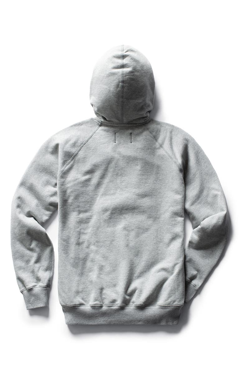 Reigning Champ Midweight Terry Relaxed Hoodie, Alternate, color, Heather Gy