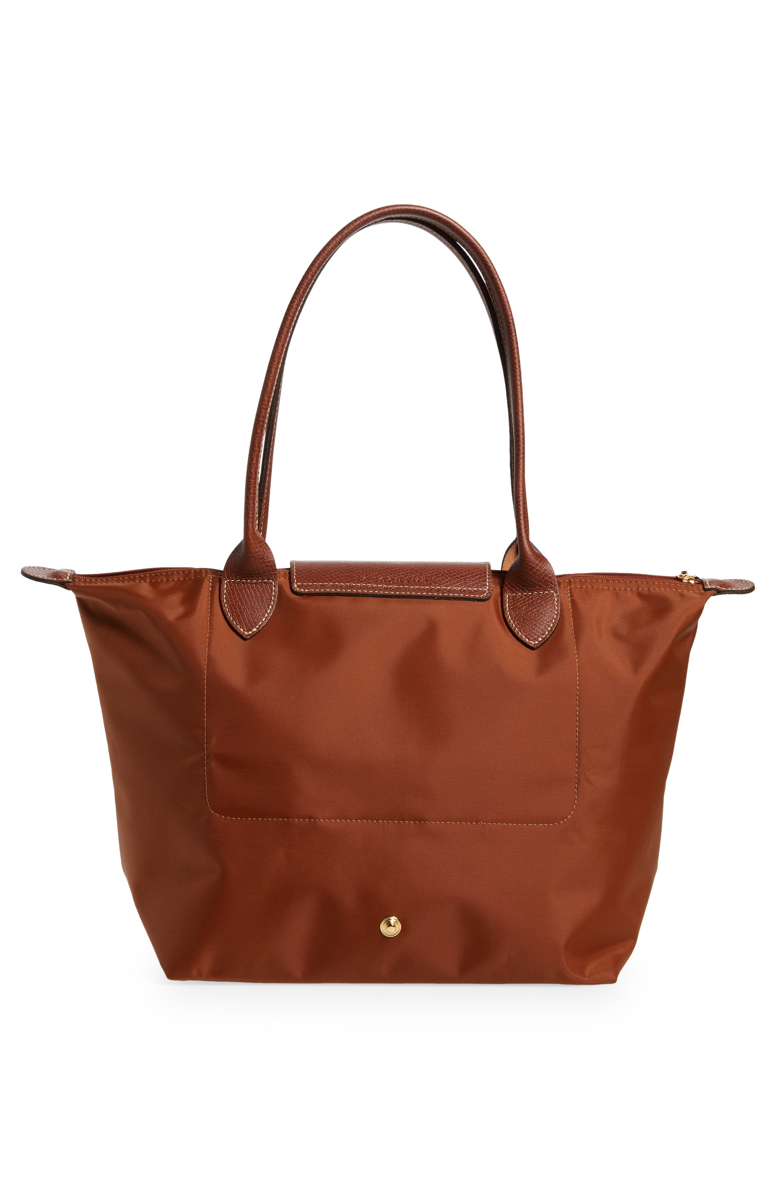 Medium Le Pliage Nylon Shoulder Tote, Alternate, color, COGNAC