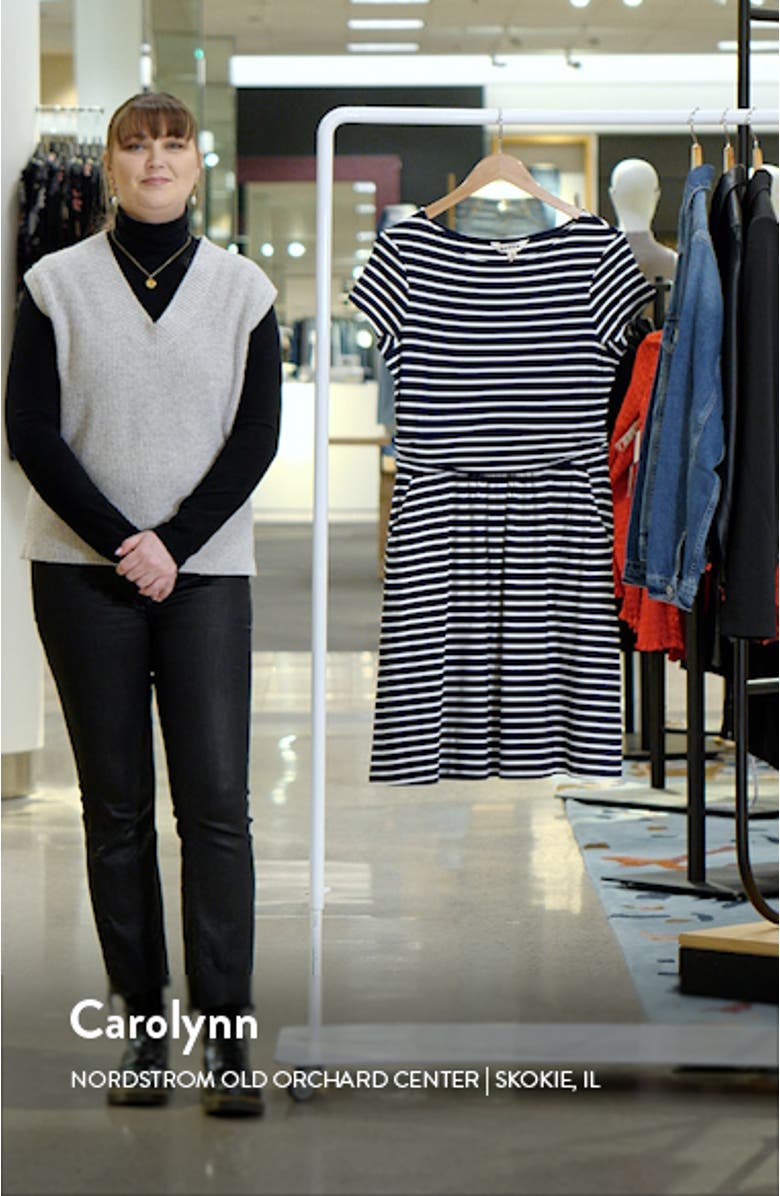 Amelie Print Jersey Dress, sales video thumbnail