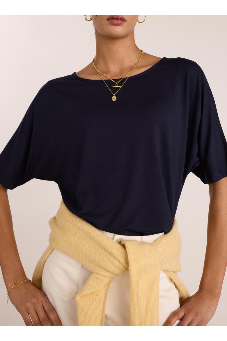 Carrie Relaxed Boat Neck Tee (Women) | Nordstrom
