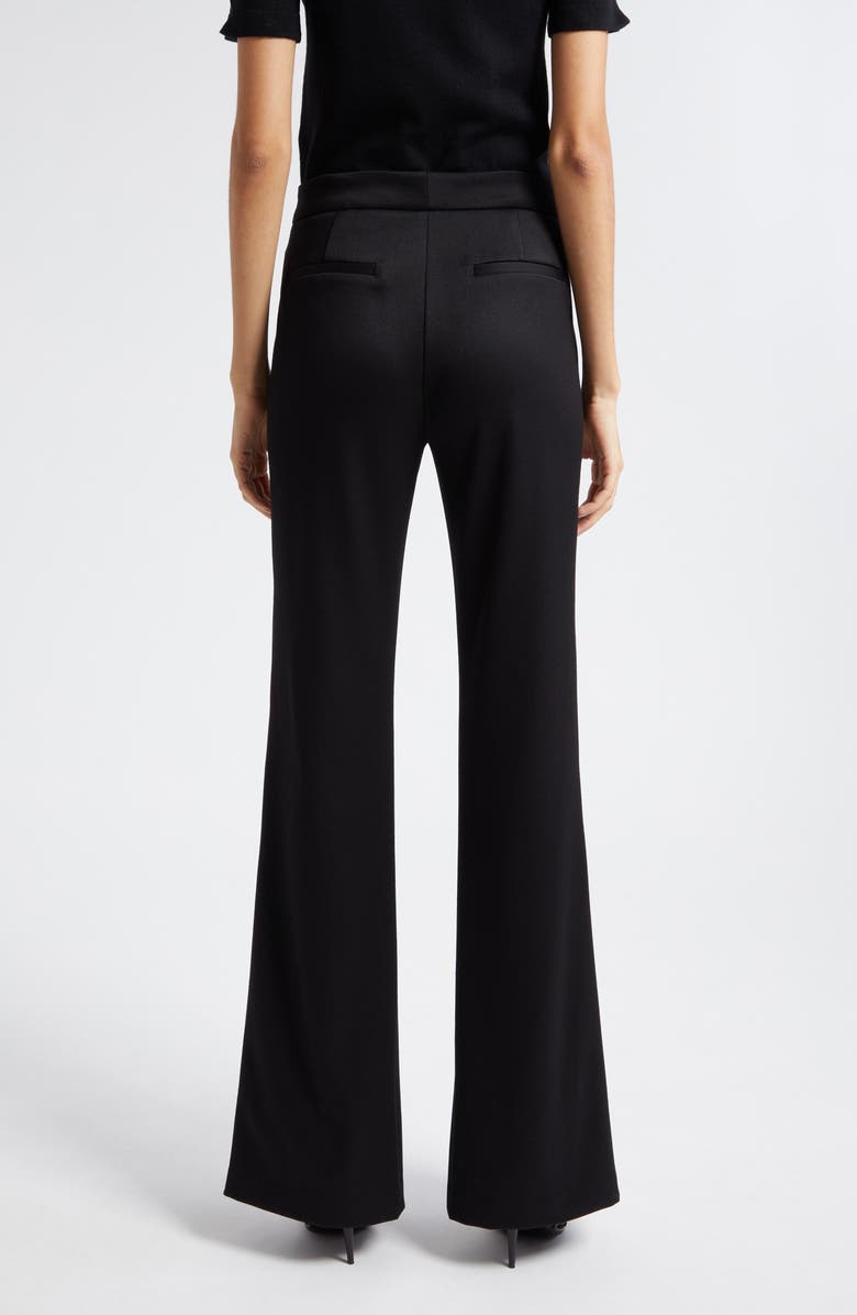 Alice + Olivia Princess Slit Hem Flare Pants, Alternate, color,
