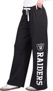 STARTER Women's Starter Black Las Vegas Raiders Field Wide Leg Sweatpants