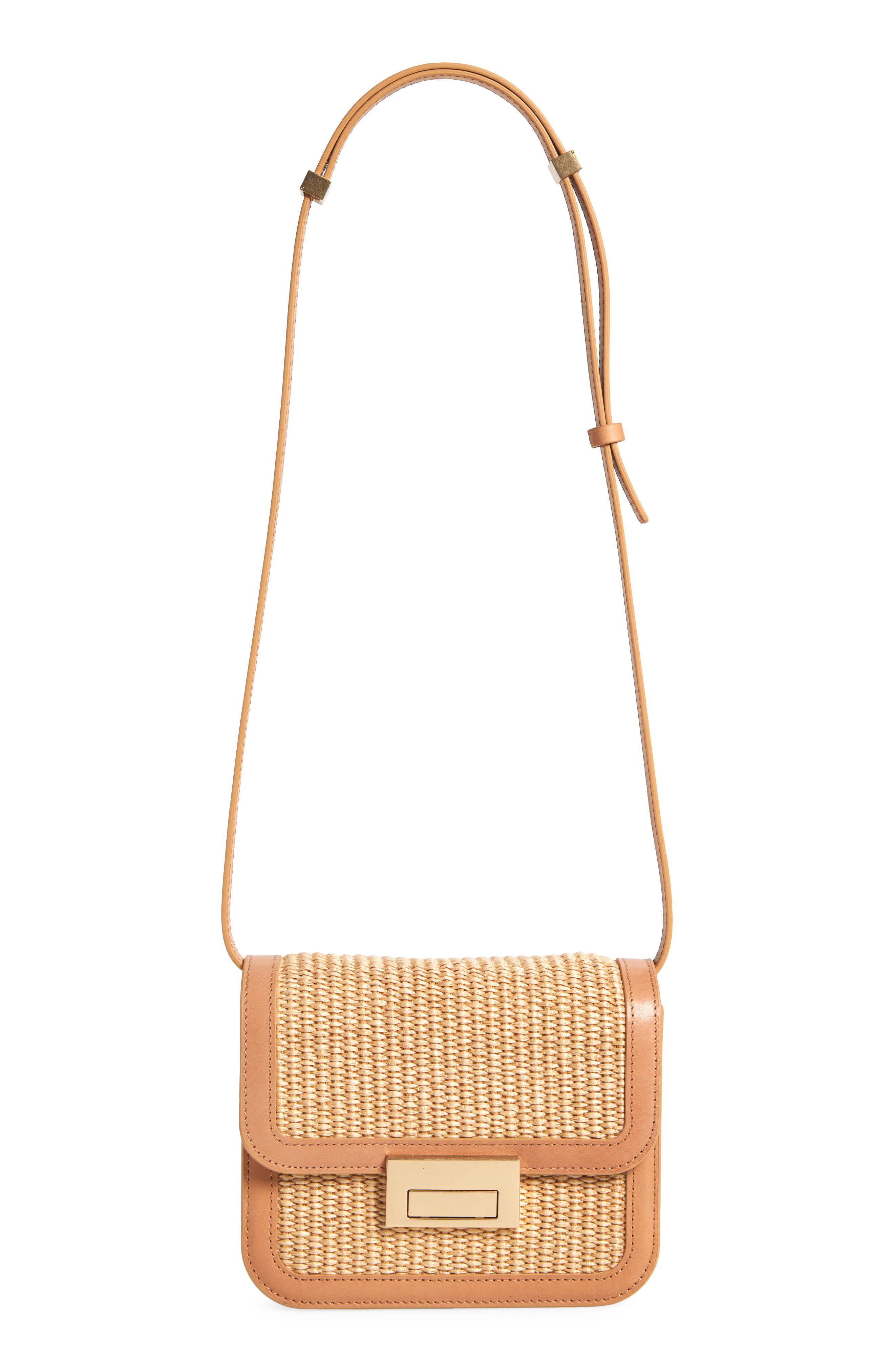 Loeffler Randall Woven Crossbody Bag, Main, color, 