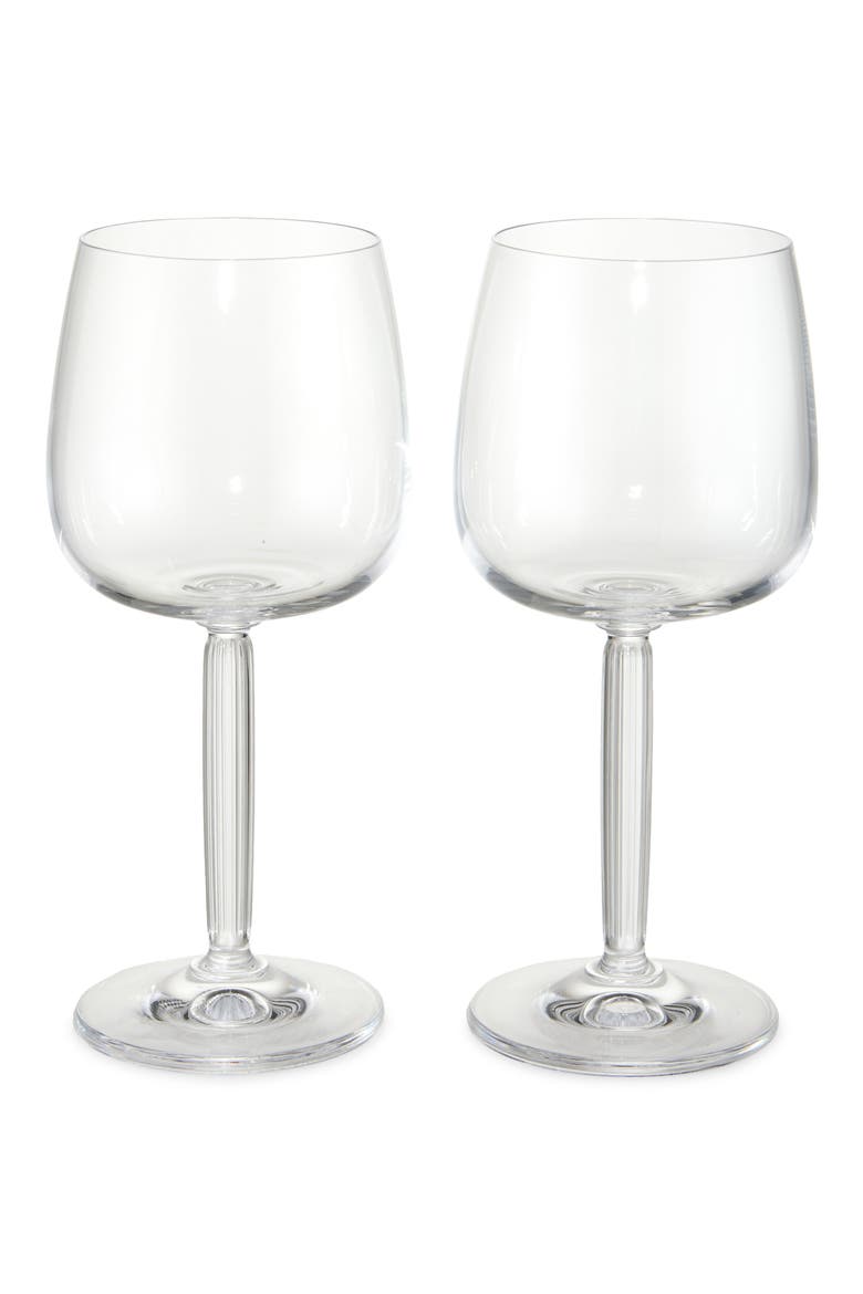 Hammershøi Set of 2 White Wine Glasses, Main, color, CLEAR
