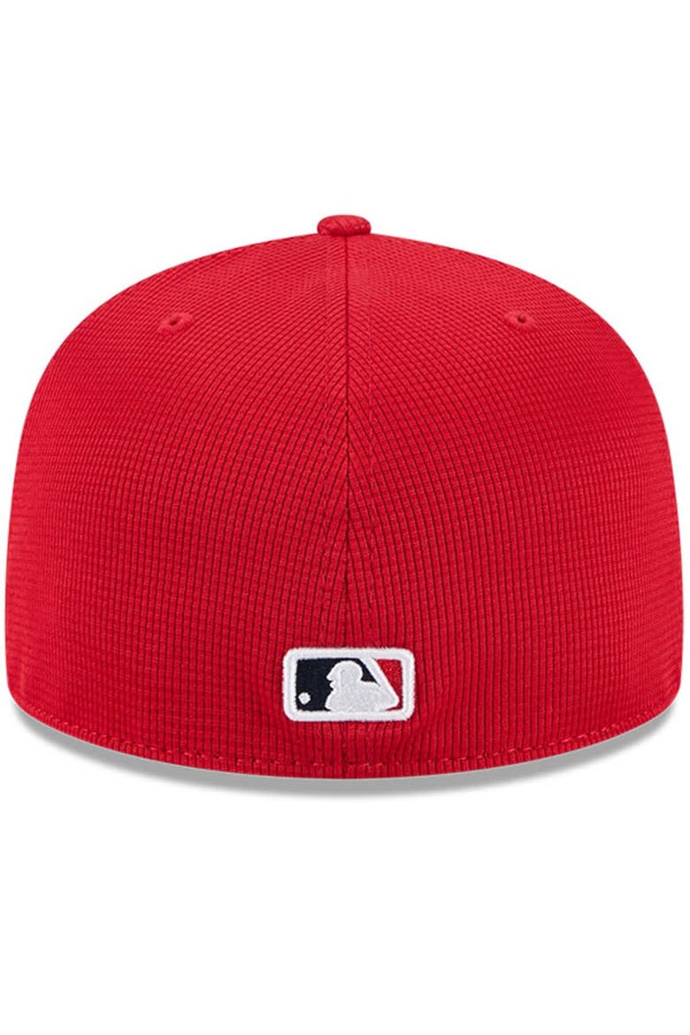 Men's New Era Red St. Louis Cardinals City Connect Batting Practice 59FIFTY Fitted Hat, Alternate, color, Red