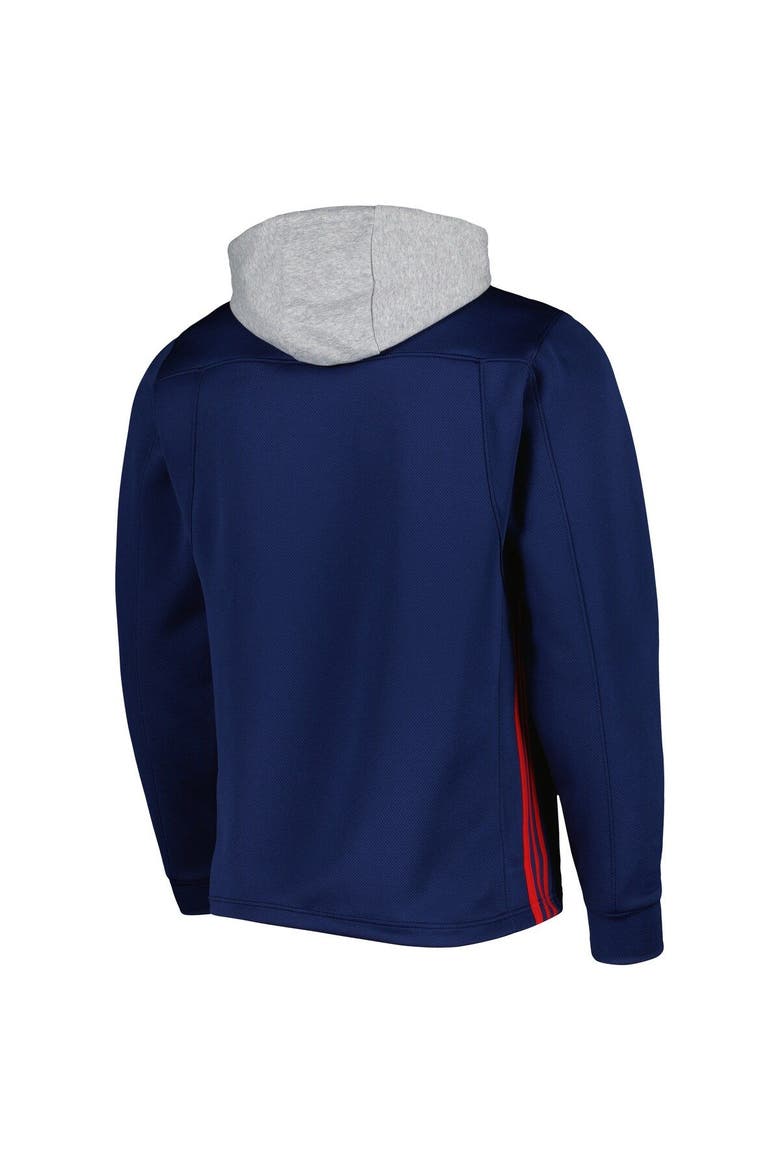 Men's adidas Navy Columbus Blue Jackets Skate Lace Primeblue Team Pullover Hoodie, Alternate, color, Navy